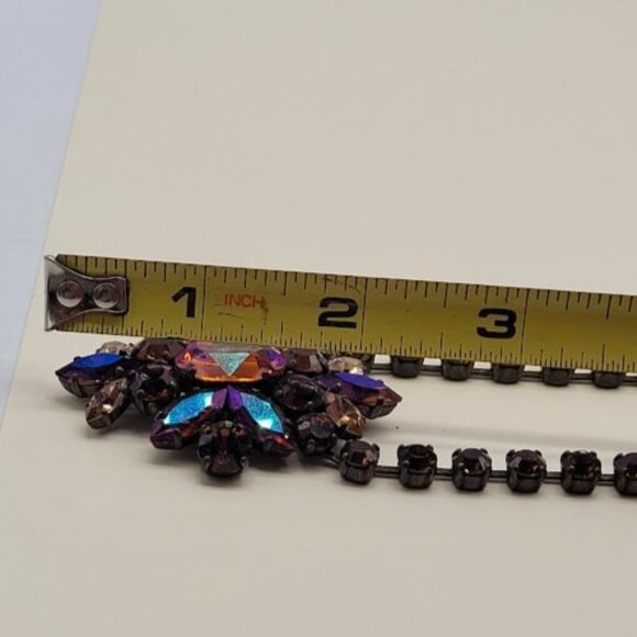 Gorgeous Isabelle De Millery Lyon France Crystal Rhinestone Statement Necklace - Picture 14 of 14